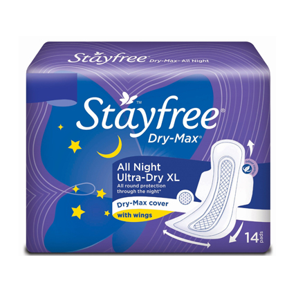 Stayfree Dry Max All Night Ultra Dry XL